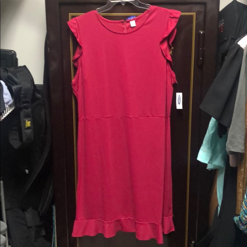 Old Navy Pink Ruffle Dress